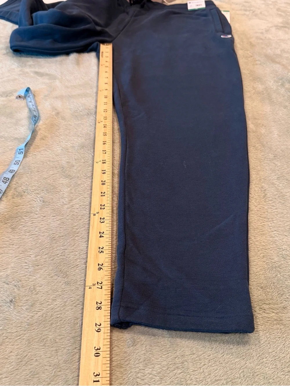Champion Men’s Jogger Sweatpants Blue XL Drawstring Athletic Lounge Pants NWT